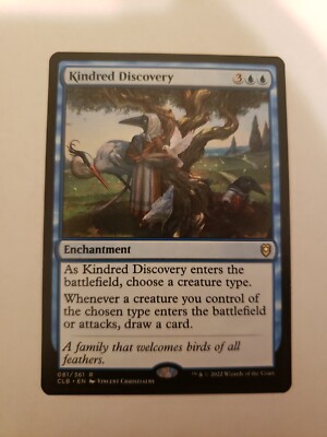 1x Kindred Discovery Commander Legends: Battle for Baldur's Gate or C17 mtg