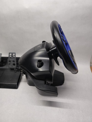 Logitech Driving Force Feedback Racing Steering Wheel, PS2 PlayStation UNTESTED - Picture 4 of 8