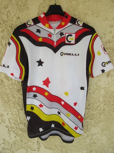 Maillot cycliste CANELLI INTERNATIONAL vintage MARTINAGE maglia shirt jersey 2 S
