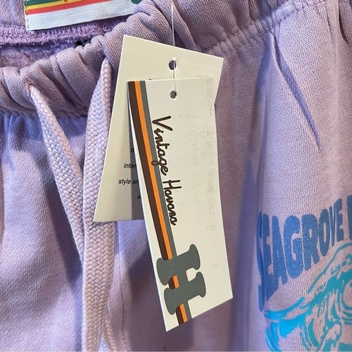 Vintage Havana Seagrove Beach Florida Purple Fleece Sweatpants - Picture 5 of 10