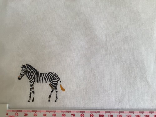 2 * FQ 50cm Square Bundle Sophie Allport ZSL Zebra / White & dot Lightweight new - Picture 4 of 11