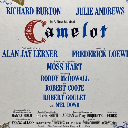 Camelot Soundtrack 1960 Vinyl LP Columbia Richard Burton Julie Andrew KOS 2031 - Bild 15 von 22