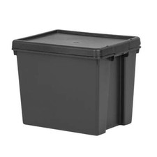 Wham Bam Black Heavy Duty Storage Box 24L Single 3-Pack 5-Pack
