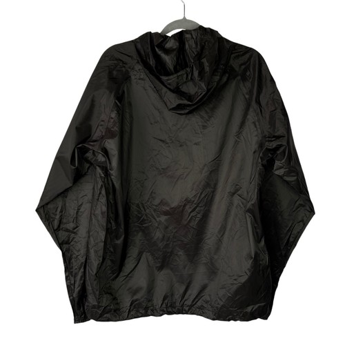 Giacca Quechua Decathlon taglio pioggia taglia US S/M nera 1/4 zip leggera impacchettabile - Foto 4 di 14