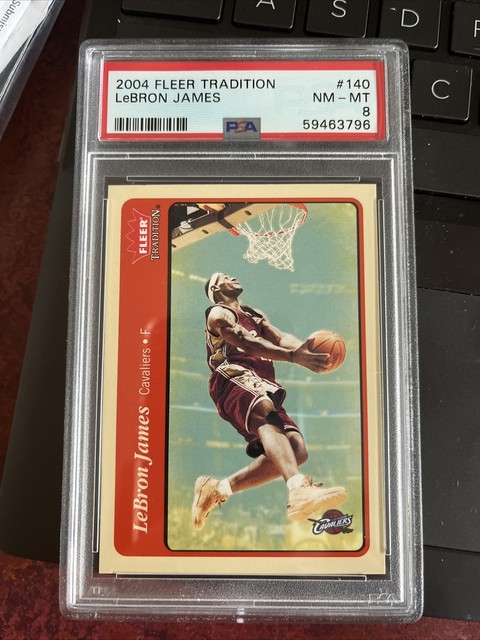 2004-05 Fleer Tradition Lebron James LeBron James #140 PSA 8
