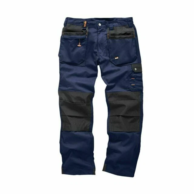 Scruffs T53916 Worker Plus 34 inch Waist 31 inch Leg Men Trousers - Navy