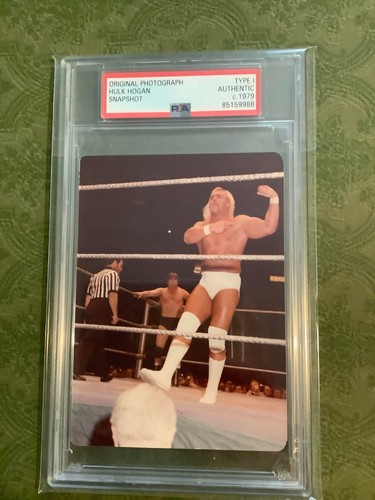 HULK HOGAN MSG 1979 DEBUT TYPE 1 ORIGINAL PHOTO PSA DNA AUTHENTICATED WWE WWF