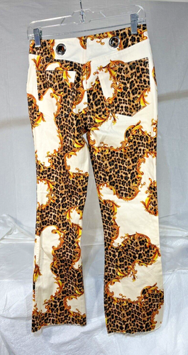NWT MIAOU ANIMAL PRINT MORGAN PANTS LEOPARD URBAN OUTFITTERS Sz Small - Picture 4 of 14