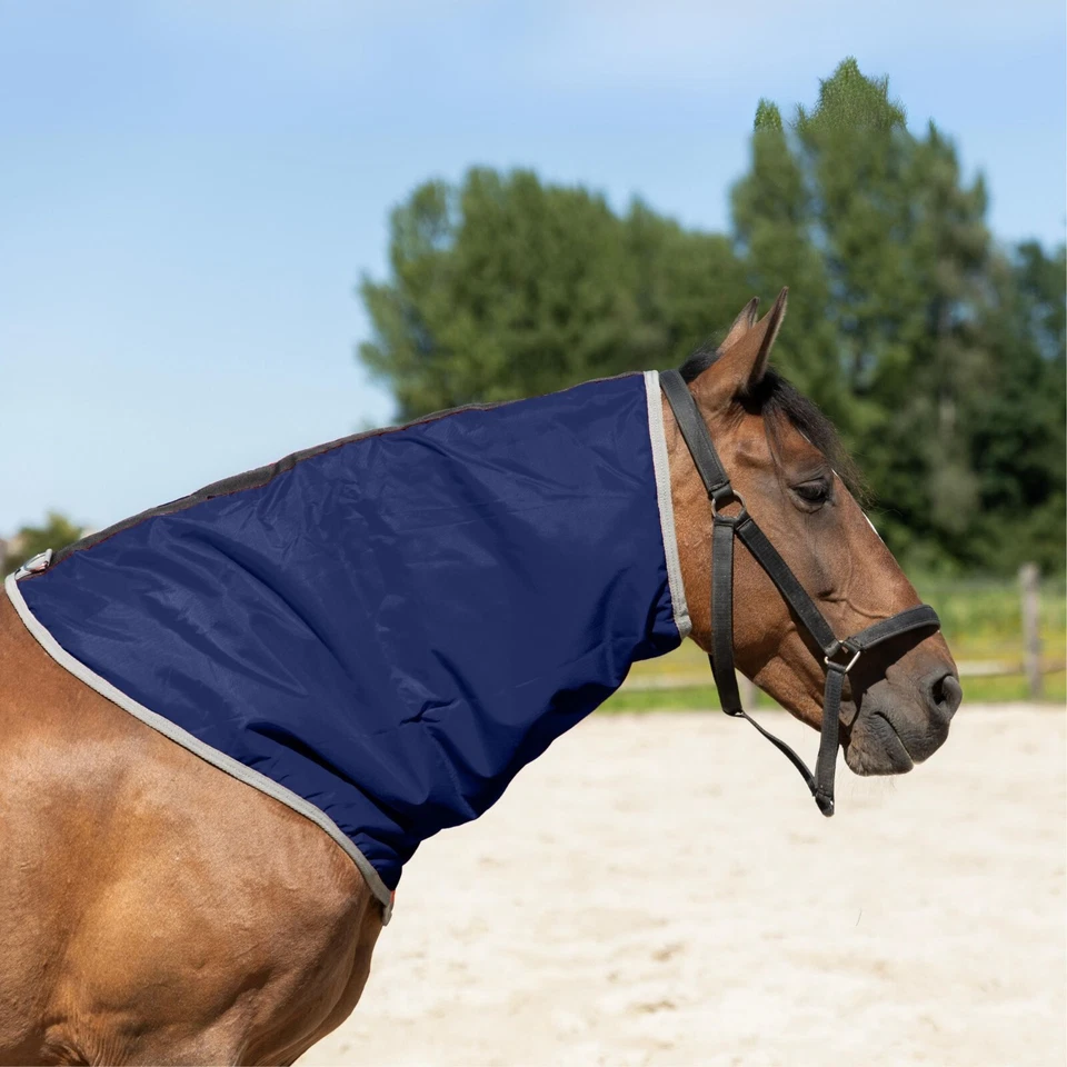 Capa de pescoço de cavalo respirável leve resistência | Cabeça impermeável confortável - Imagem 4 de 4
