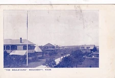 "The Boulevard" Megansett Mass Vintage Post Cards