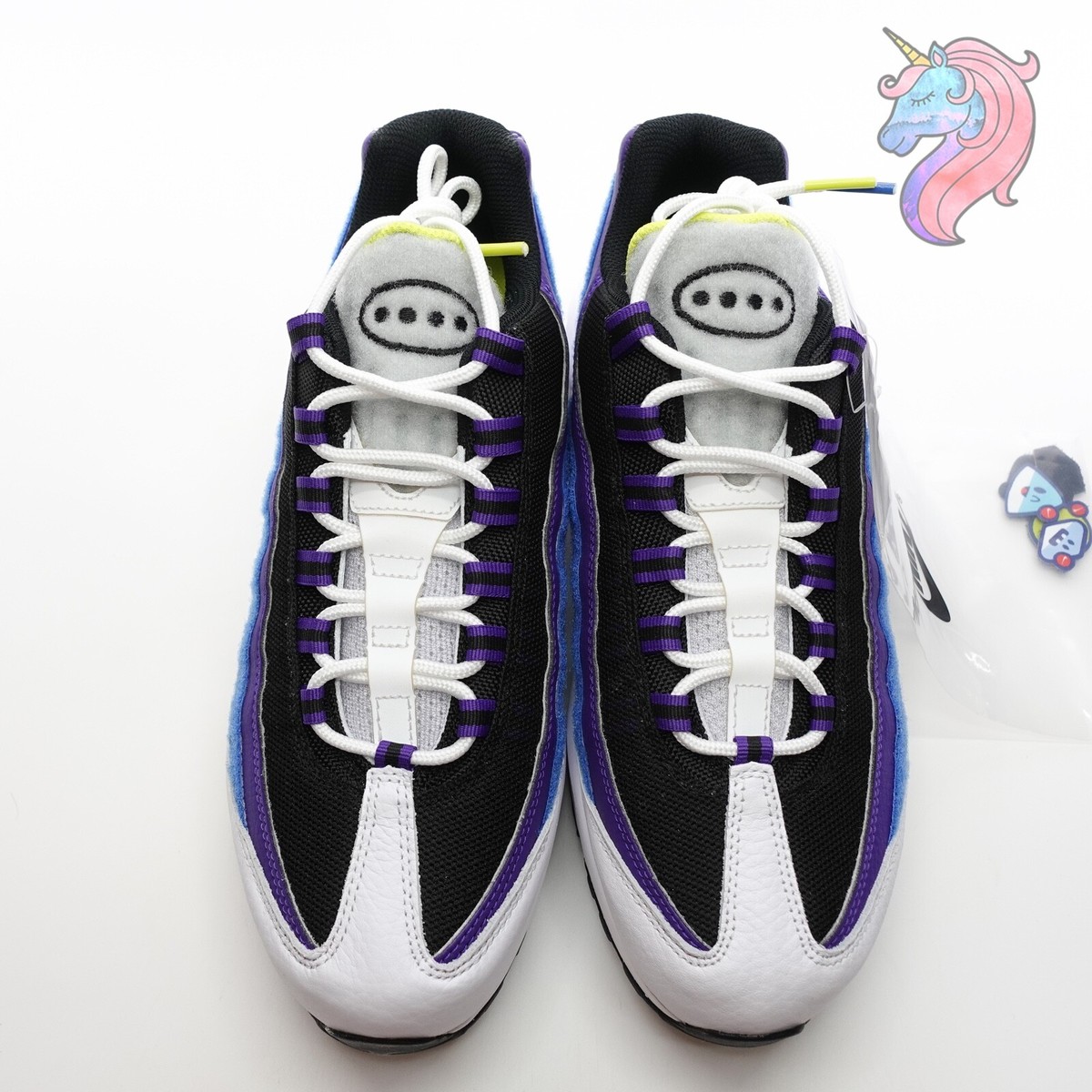 Nike Air Max Kaomoji White Blue Purple Sneakers DD9600-100 Nike Air Max Kaomoji White Blue Purple Sneakers DD9600-100