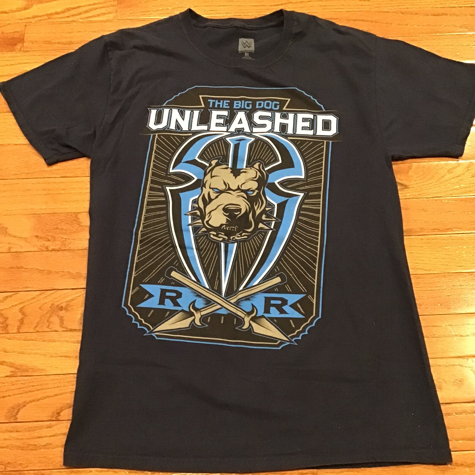 WWE The Big Dog Unleashed Roman Reigns Short Sleeve T… Gem