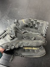 MIZUNO MMX 123P Baseball Glove RHT 12  Black Leather Right Hand Throw Ballpark
