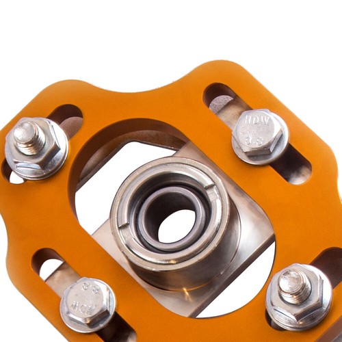 Front Adjustable +/-3 Camber Caster Plates kit Gold for Ford Mustang 1979-1989 - Picture 7 of 8