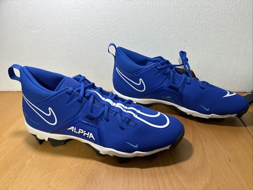 Nike Alpha Menace 3 Shark Low Mens Football Cleats Blue CV0582-414 NEW Size 12 - Bild 3 von 6