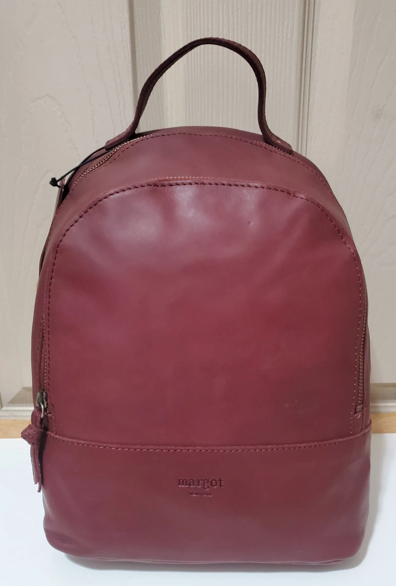 margot, Bags, Margot New York Womens Brown Leather Backpack Handbag