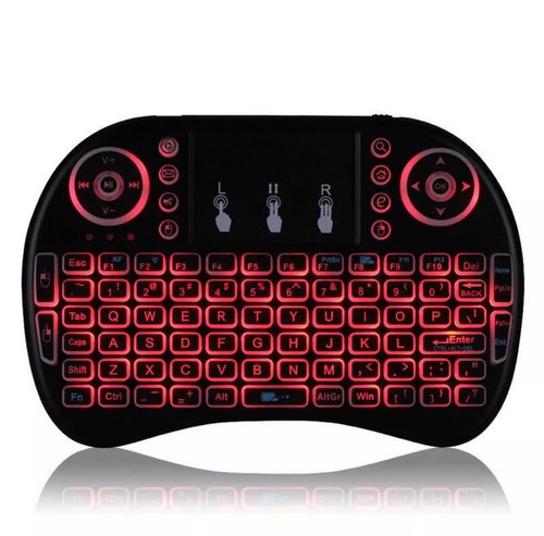 3 Color Backlit Mini i8 Wireless 2.4GHz Keyboard Remote Control Touchpad SmartTV - Picture 3 of 10