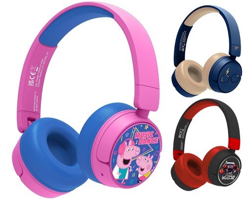 Kids Wireless & Wired Foldable Detachable Microphone Music Headphones Handset UK - Picture 8 of 25