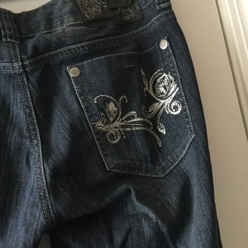 GUESS Jeans Women's Sz30 34/35 Jeans Dark Wash Straight Leg Mid-Rise MODELE - Bild 8 von 9