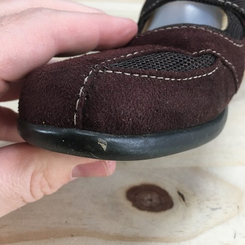 Dr. Scholls Shoes Womens 6 Mary Jane Brown Hook & Loop Comfort Casual Low Top - Picture 7 of 17