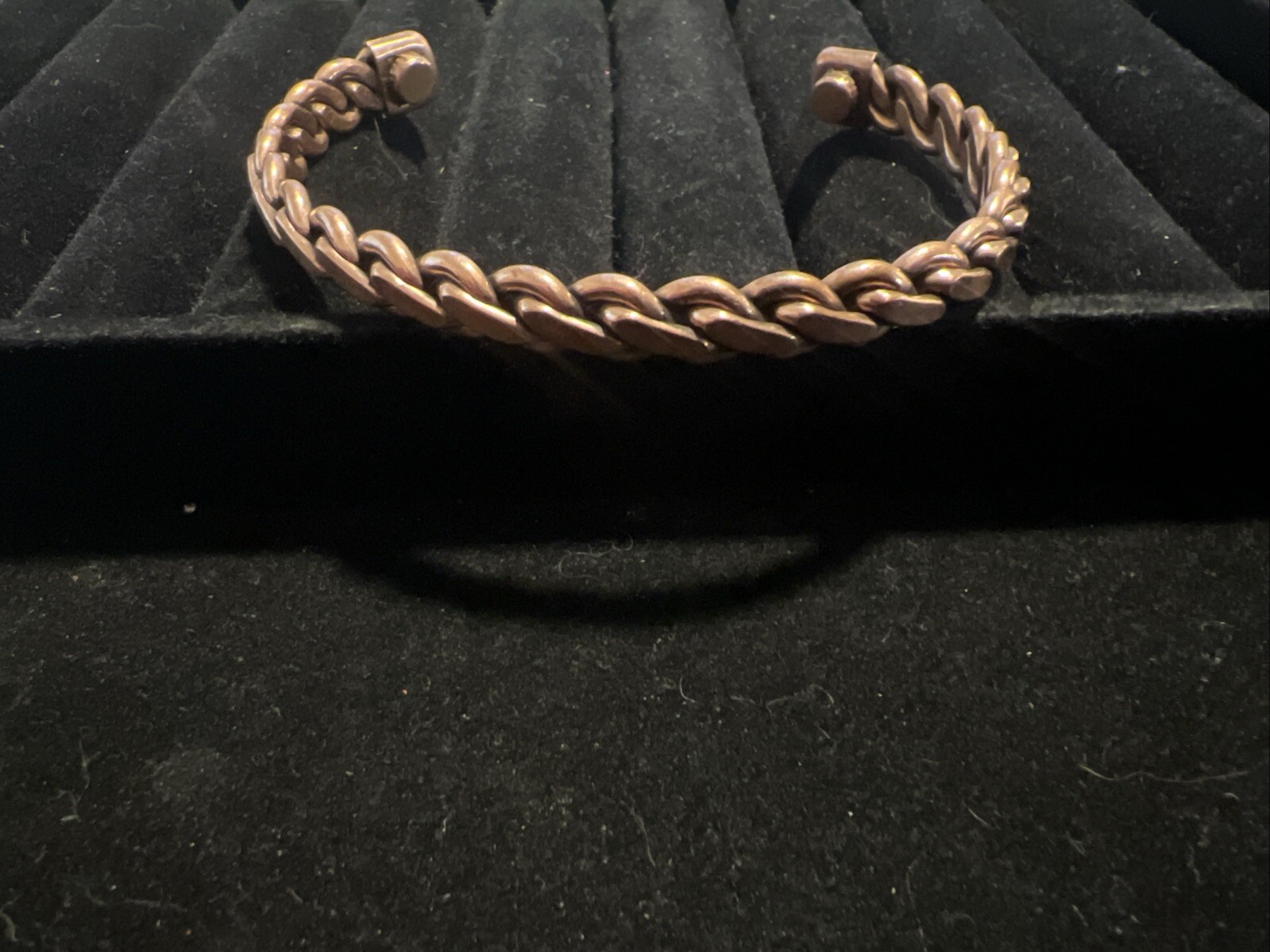 Vintage Solid Copper Cuff Bracelet For Women and … - image 11