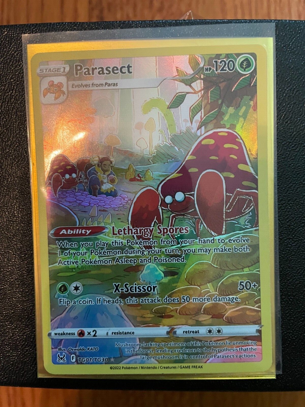 Parasect (Trainer Gallery) TG01/TG30 Lost Origin Near Mint Pokemon TCG