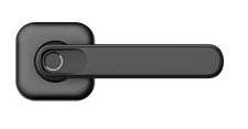 Defiant Satin Nickel Electronic Lever Door Lock with Biometric Fingerprint