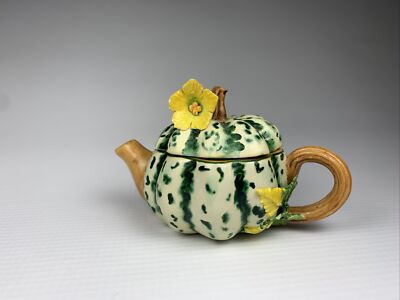 Vintage Made in Thailand Mini Acorn Squash Teapot