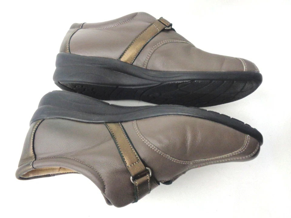 FIDELIO Helga H UK 4.5 US 7M Taupe Oscuro y Bronce Oxford Informal Zapatos para Caminar Foto 4 de 4