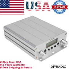 76MHz-113MHz 15W FM Broadcast Transmitter Stereo PLL FM Radio Broadcast Station 