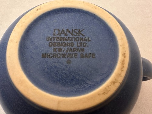 Dansk Mesa Blue - Creamer or Gravy Boat - 3" Tall - Picture 5 of 7