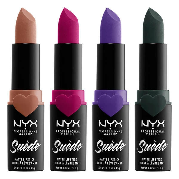 NYX Professional Make-up Wildleder matt Lippenstift 3,5 g - WÄHLEN SIE SCHAT - NEU versiegelt