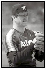 Denny Walling (1987) Houston Astros Vintage Baseball Postcard PCHA