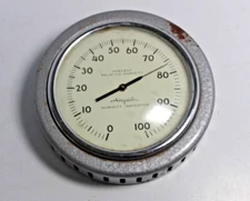 Hydrometer Vintage Airguide 4.5” Percent Relative Humidity Indicator USA Made