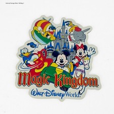 Vintage Disney Magic Kingdom Walt Disney World Park Sticker Mickey Minnie Dumbo