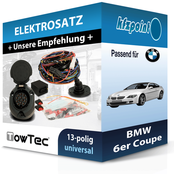 für BMW 6Er Coupe 01.2004-02.2011 Towtec E-Satz 13Polig Universell NEU-image