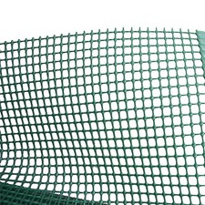 Rete in plastica per esterno h100 x L100 cm maglia 5x5 mm verde per recinzione