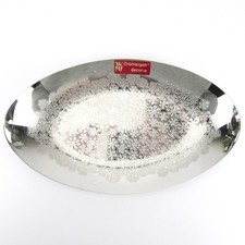 WMF Cromargan Edelstahl Schale "decor-a" Blümchen Vintage Design 21cm