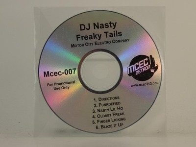 DJ NASTY FREAKY TAILS (H1) 6 Track Promo CD Single including Plastic Sleeve MCEC
