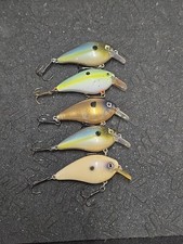 (5) Strike King KVD 1.5 Squarebill Crankbait Fishing Lures Lot Of 5