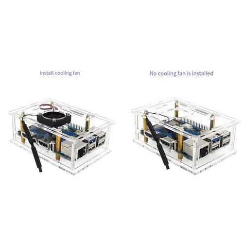 1X(Für OrangePi 5Pro Acrylgehäuse für OrangePi 5 Pro Transparentes Acrylgeh9431 - Afbeelding 8 van 10