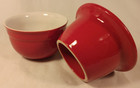 Emile Henry Red Ceramic Butter Pot Bell Crock Dish Beurrier Made In France LNC
