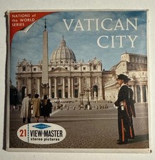 View-Master VATICAN CITY - B178 - 3 Reel Set Booklet V4