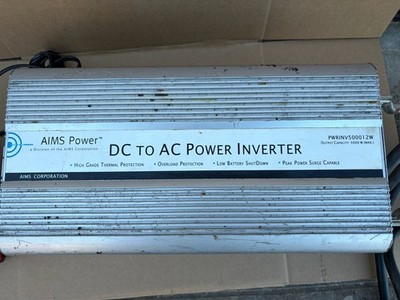 Aims Power 5000W Power Inverter with cables  