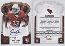 2013 Panini Crown Royale /50 Jaron Brown #144 Rookie Auto RC