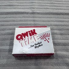 Qwik Time QT3 Quartz Metronome. New Battery Included - Works Great