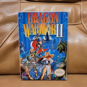Dragon Warrior ll (2) Nintendo NES Complete in Box CIB Box Protector