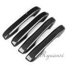 For 2023-2026 Honda CRV CR-V Civic Accord Carbon Fiber Black Door Handle Covers