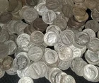 Roll of 50 Mercury & Roosevelt Dimes - $5 Face Value of 90% Silver! A Nice Mix!
