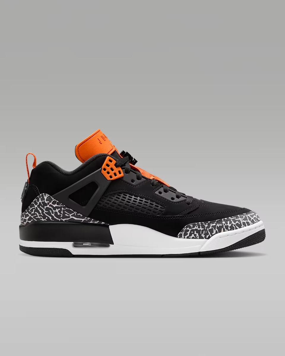 Jordan Spizike Low Shoes Black Starfish Orange Men's | Size 8 - 13